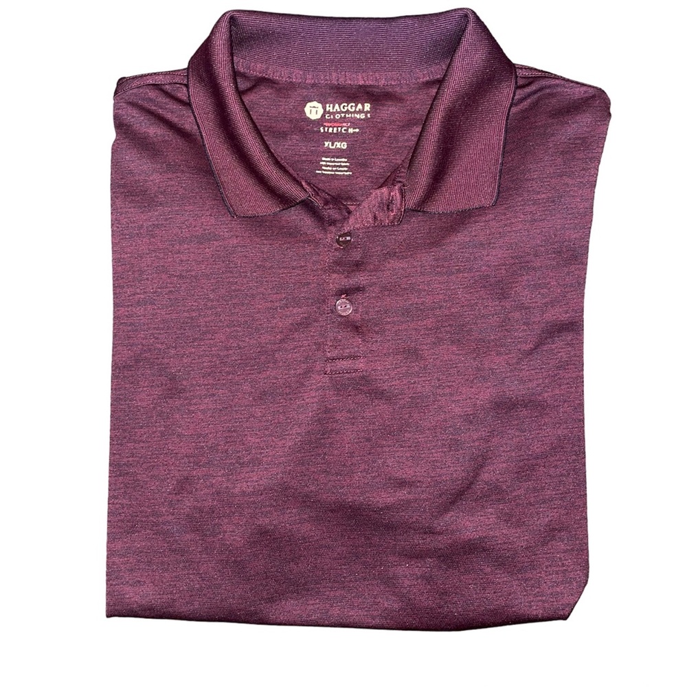 HAGGAR Stretch Performance polo XL Super Soft Golf Polo
